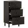 Aparador madera maciza de mango negro 40x33x75 cm by , Sideboards - Ref: Foro24-356842, Price: 86,27 €, Discount: %