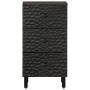 Aparador madera maciza de mango negro 40x33x75 cm by , Sideboards - Ref: Foro24-356842, Price: 86,27 €, Discount: %