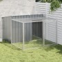 Caseta perros con corral acero galvanizado gris 153x194x110 cm von , Hundehütten - Ref: Foro24-3214222, Preis: 226,32 €, Raba...