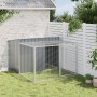 Caseta perros con corral acero galvanizado gris 153x194x110 cm von , Hundehütten - Ref: Foro24-3214222, Preis: 226,32 €, Raba...
