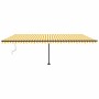 Toldo de pie automático amarillo y blanco 600x350 cm von , Markisen - Ref: Foro24-3069888, Preis: 830,19 €, Rabatt: %