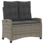 Juego de comedor de jardín 4 piezas con cojines ratán PE gris von , Gartensets - Ref: Foro24-3277408, Preis: 507,16 €, Rabatt: %
