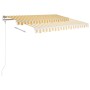 Automatisch einziehbare Markise in Gelb und Weiß, 300 x 250 cm von vidaXL, Markisen - Ref: Foro24-3068868, Preis: 284,53 €, R...