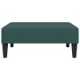 Sofá cama de 2 plazas con taburete terciopelo verde oscuro by , Sofas - Ref: Foro24-3216233, Price: 299,58 €, Discount: %