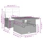 Juego de comedor jardín 2 pzas con cojines ratán sintético gris de , Conjuntos de jardín - Ref: Foro24-3277403, Precio: 318,1...