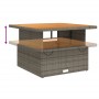 Juego de comedor de jardín 4 piezas con cojines ratán PE gris by , Garden sets - Ref: Foro24-3277345, Price: 534,80 €, Discou...