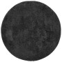 Alfombra de pelo largo moderna gris antracita Ø 160 cm by , Rugs - Ref: Foro24-375202, Price: 53,72 €, Discount: %