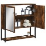 Armario con espejo baño madera roble ahumado 60x16x60 cm von , Badezimmerwaschtische - Ref: Foro24-842423, Preis: 68,12 €, Ra...