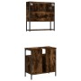 Set de muebles baño 2 pzas madera contrachapada roble ahumado von , Badezimmermöbel - Ref: Foro24-3214657, Preis: 104,37 €, R...
