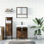 Set de muebles baño 3 pzas madera contrachapada roble ahumado von , Badezimmermöbel - Ref: Foro24-3214697, Preis: 161,38 €, R...