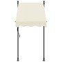 Toldo retráctil de tela y acero crema 100x150 cm by , Awnings - Ref: Foro24-368743, Price: 87,93 €, Discount: %