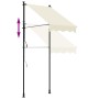 Toldo retráctil de tela y acero crema 100x150 cm by , Awnings - Ref: Foro24-368743, Price: 87,93 €, Discount: %