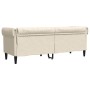 Sofá Chesterfield de 3 plazas lino von , Sofas - Ref: Foro24-372563, Preis: 340,48 €, Rabatt: %