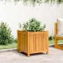 Jardinera con forro madera maciza de acacia 50x50x50 cm von , Töpfe und Pflanzgefäße - Ref: Foro24-366440, Preis: 98,94 €, Ra...