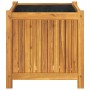 Jardinera con forro madera maciza de acacia 50x50x50 cm von , Töpfe und Pflanzgefäße - Ref: Foro24-366440, Preis: 98,94 €, Ra...