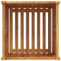 Jardinera con forro madera maciza de acacia 50x50x50 cm von , Töpfe und Pflanzgefäße - Ref: Foro24-366440, Preis: 98,94 €, Ra...