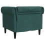 Sillón Chesterfield de tela verde oscuro by , Sofas - Ref: Foro24-372542, Price: 203,01 €, Discount: %