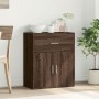 Aparador de madera de ingeniería marrón roble 60x31x70 cm by , Sideboards - Ref: Foro24-840470, Price: 73,96 €, Discount: %