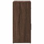 Aparador de madera de ingeniería marrón roble 60x31x70 cm by , Sideboards - Ref: Foro24-840470, Price: 73,96 €, Discount: %