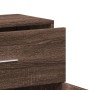 Aparador de madera de ingeniería marrón roble 60x31x70 cm by , Sideboards - Ref: Foro24-840470, Price: 73,96 €, Discount: %