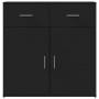 Aparador de madera de ingeniería negro 79x38x80 cm von , Sideboards - Ref: Foro24-840521, Preis: 105,84 €, Rabatt: %