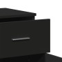 Aparador de madera de ingeniería negro 79x38x80 cm von , Sideboards - Ref: Foro24-840521, Preis: 105,84 €, Rabatt: %