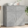 Aparador de madera de ingeniería gris hormigón 79x38x80 cm von , Sideboards - Ref: Foro24-840523, Preis: 101,11 €, Rabatt: %