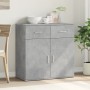 Aparador de madera de ingeniería gris hormigón 79x38x80 cm von , Sideboards - Ref: Foro24-840523, Preis: 101,11 €, Rabatt: %