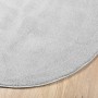 Alfombra de pelo corto OVIEDO gris Ø 160 cm by , Rugs - Ref: Foro24-375546, Price: 67,95 €, Discount: %