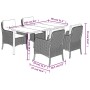 Set comedor de jardín 5 pzas con cojines ratán sintético beige von , Gartensets - Ref: Foro24-3211986, Preis: 581,31 €, Rabat...