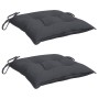 Cojines sillas de jardín 2 uds tela Oxford antracita 40x40x7 cm von , Kissen für Stühle und Sofas - Ref: Foro24-361450, Preis...