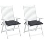 Cojines sillas de jardín 2 uds tela Oxford antracita 40x40x7 cm von , Kissen für Stühle und Sofas - Ref: Foro24-361450, Preis...