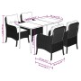 Set comedor de jardín 5 pzas cojines ratán sintético gris claro von , Gartensets - Ref: Foro24-3211992, Preis: 521,44 €, Raba...