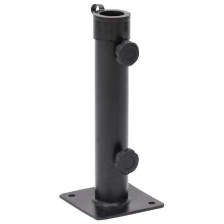 Base de sombrilla para mástil de Ø38/48 mm acero negro mate by , Umbrella bases - Ref: Foro24-4003373, Price: 22,78 €, Discou...