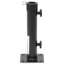 Base de sombrilla para mástil de Ø38/48 mm acero negro mate by , Umbrella bases - Ref: Foro24-4003373, Price: 22,78 €, Discou...