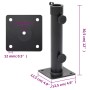 Base de sombrilla para mástil de Ø38/48 mm acero negro mate by , Umbrella bases - Ref: Foro24-4003373, Price: 22,78 €, Discou...