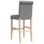 Taburetes altos 2 uds madera maciza de caucho y tela von , Küchenhocker - Ref: Foro24-4006214, Preis: 131,35 €, Rabatt: %