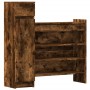 Zapatero madera de ingeniería roble ahumado 100,5x28x100 cm by , Shoe racks and shoe organizers - Ref: Foro24-840426, Price: ...