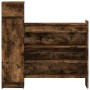 Zapatero madera de ingeniería roble ahumado 100,5x28x100 cm by , Shoe racks and shoe organizers - Ref: Foro24-840426, Price: ...