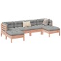 Set de sofás jardín 6 pzas con cojines madera abeto Douglas by , Garden sets - Ref: Foro24-3299572, Price: 481,73 €, Discount: %