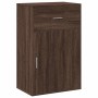 Armario almacenaje madera ingeniería marrón roble 56,5x39x90 cm by , Lockers and storage cabinets - Ref: Foro24-840715, Price...