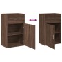 Armario almacenaje madera ingeniería marrón roble 56,5x39x90 cm by , Lockers and storage cabinets - Ref: Foro24-840715, Price...