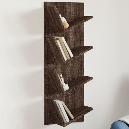 Estantería de pared 4 niveles marrón roble 33x16x90 cm von , Regale und Regale - Ref: Foro24-840722, Preis: 37,74 €, Rabatt: %
