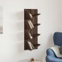 Estantería de pared 4 niveles marrón roble 33x16x90 cm von , Regale und Regale - Ref: Foro24-840722, Preis: 37,74 €, Rabatt: %