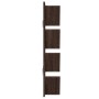 Estantería de pared 4 niveles marrón roble 33x16x90 cm von , Regale und Regale - Ref: Foro24-840722, Preis: 37,74 €, Rabatt: %