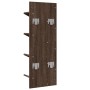 Estantería de pared 4 niveles marrón roble 33x16x90 cm von , Regale und Regale - Ref: Foro24-840722, Preis: 37,74 €, Rabatt: %