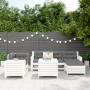 Juego de sofás de jardín 7 pzas madera maciza de pino blanco by , Garden sets - Ref: Foro24-3250509, Price: 589,25 €, Discoun...