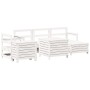 Juego de sofás de jardín 7 pzas madera maciza de pino blanco von , Gartensets - Ref: Foro24-3250537, Preis: 541,90 €, Rabatt: %