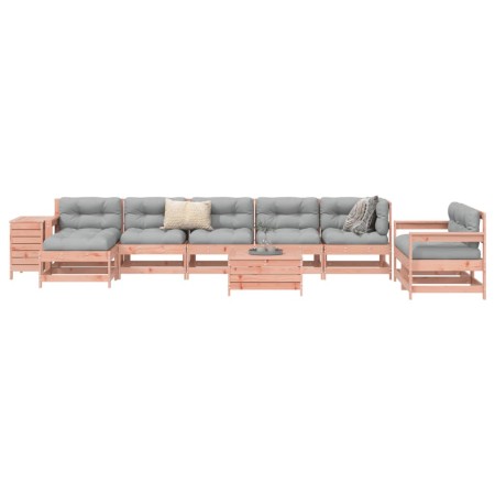Juego de sofás de jardín 10 pzas madera maciza de abeto Douglas by , Garden sets - Ref: Foro24-3250686, Price: 580,80 €, Disc...