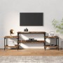 Mueble para TV madera contrachapada roble ahumado 157x35x52 cm von , TV-Möbel - Ref: Foro24-826322, Preis: 65,65 €, Rabatt: %